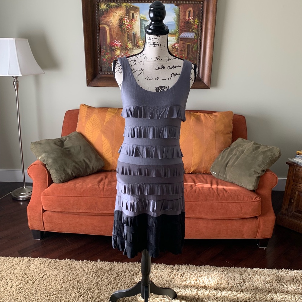 Black Grey cotton dress size Small